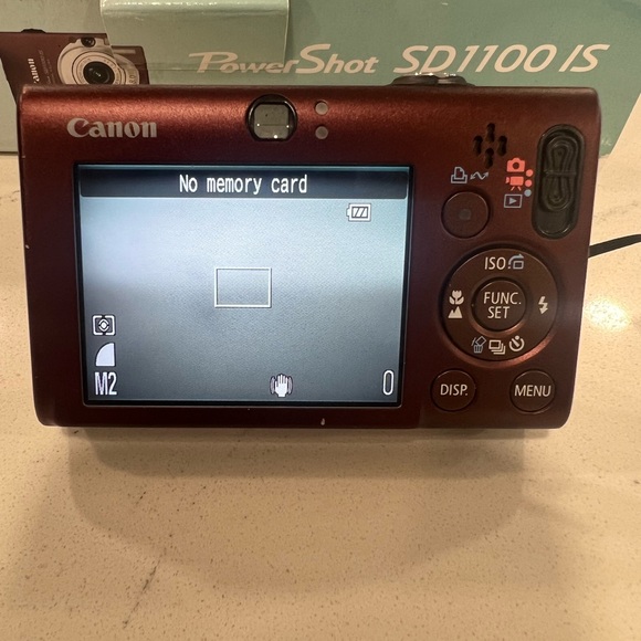 Canon PowerShot SD1100 IS Compact Digital Camera - Maroon Red - Picture 11 of 11